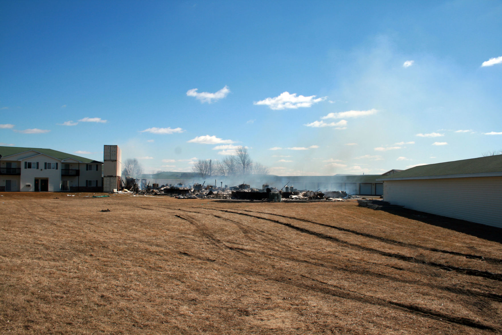 Investigation photos from 109 Knaup Drive explosion